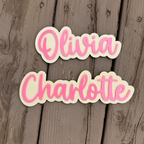 Personalized Wooden Name Sign | Custom Nursery Decor | Kids Room Name Sign