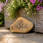 Stay Wild Engraved Garden Rock | Nature-Inspired Outdoor Décor